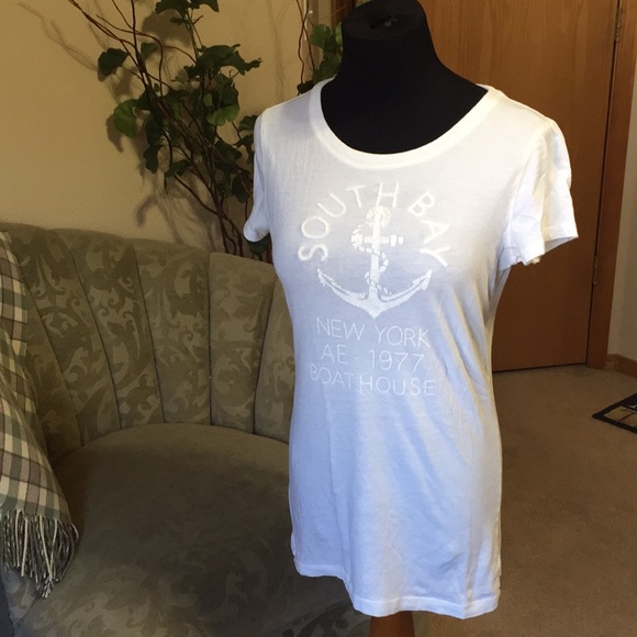American Eagle Outfitters Tops - American Eagle white long top